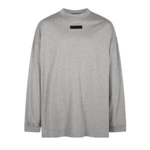 Essentials Fear of God classic long sleeve tee,‎ gray, size medium